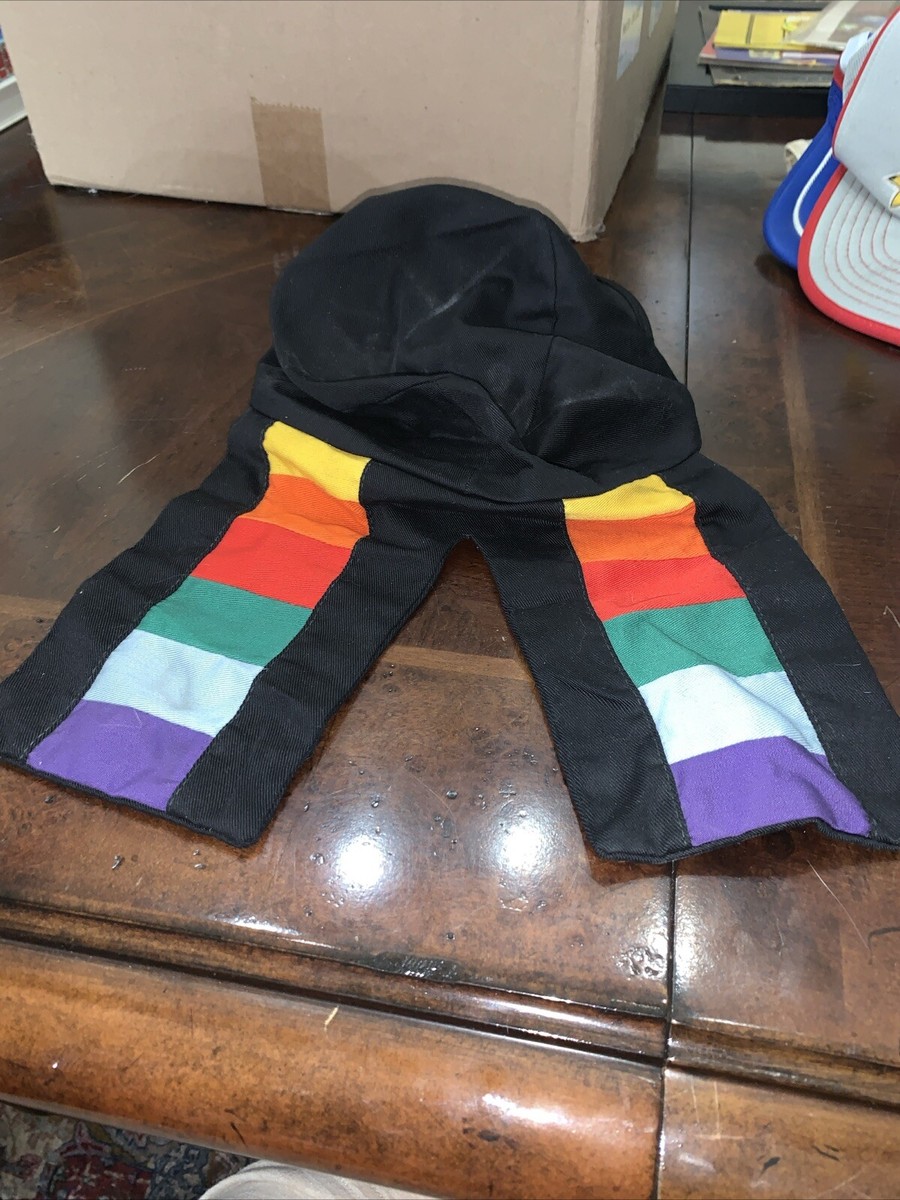 Vintage OP OCEAN PACIFIC Hat Cap With Rainbow Tails
