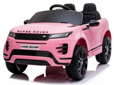 Range Rover Evoque Licensed 12V Electric Battery Kids Ride On Car Remote Pink