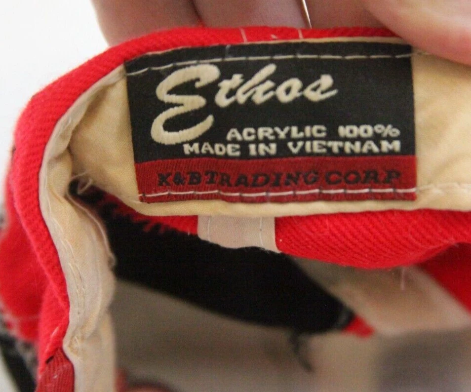 New York City Black Red White Acrylic Adult Baseball Hat Cap Strap Back 1-455 - Image 4 of 4