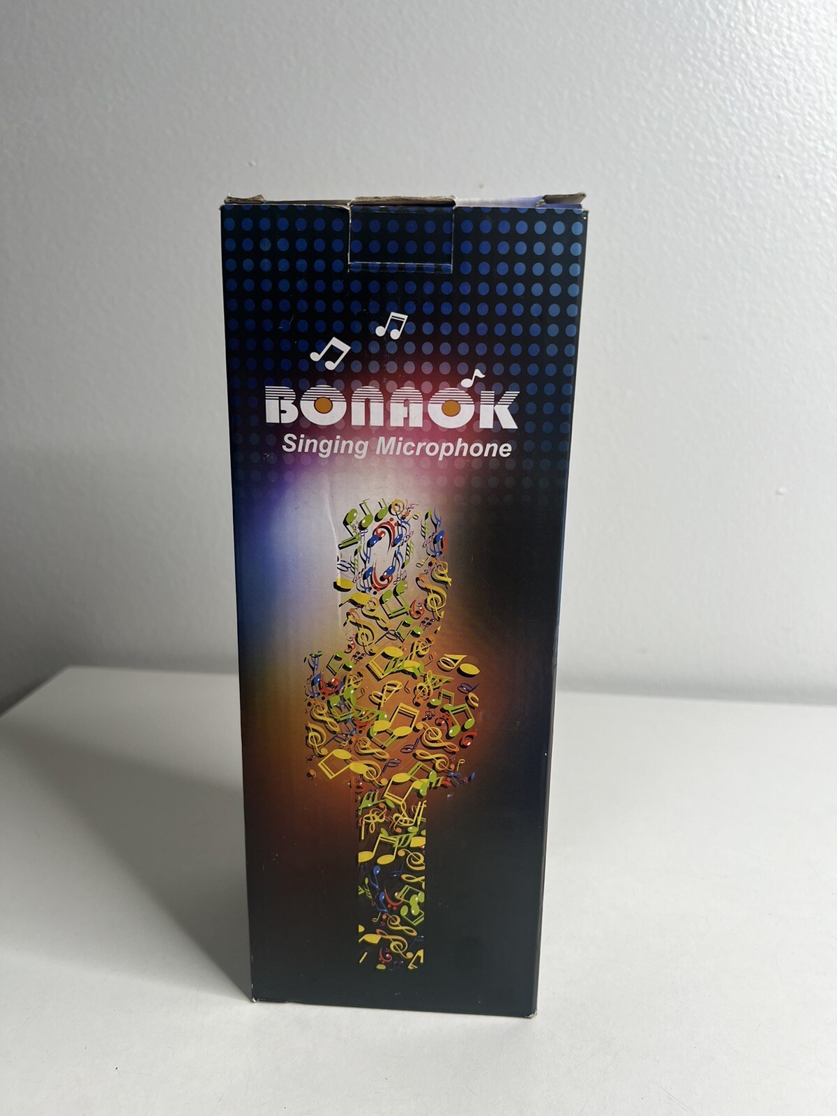 как выглядит Bonaok The Ultimate Signing Microphone Hot Pink White w/ Case NEW Opened Box фото