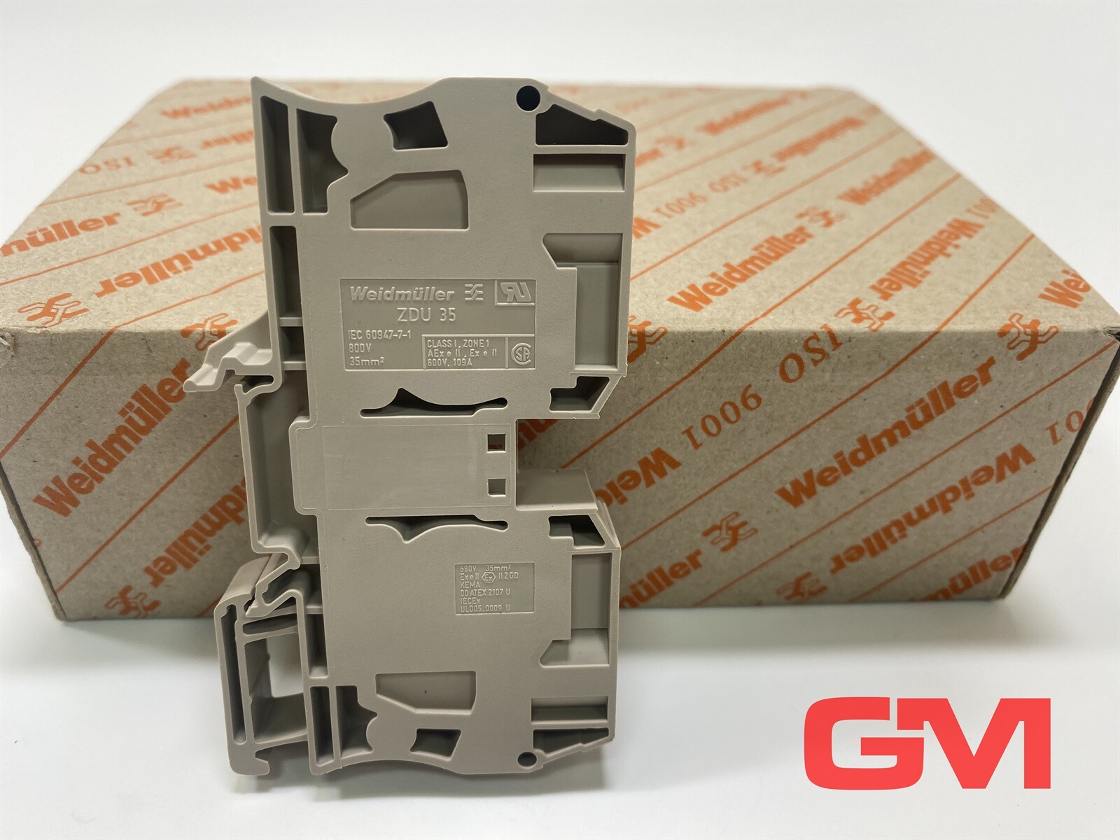 Ve 9x Weidmüller Feed-through Terminals Zdu 35 1739620000