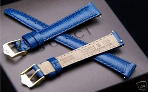 Nouveau bracelet en cuir lézard bleu Gucci 12 mm (12,107)