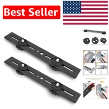 8 Inch Dual Camera Mount Flash Bracket for Enhanced Shooting Flexibility, 2 Pack