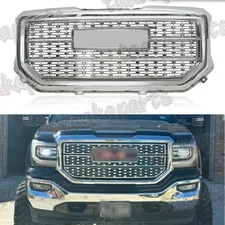 Chromed Grille For 2016 2017 2018 GMC Sierra 1500 Front Upper Grill 2019 Limited