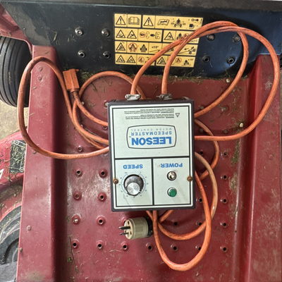 #ad Leeson Speedmaster Motor Speed Controller Control Box w Power Switch amp; Dial $230.00