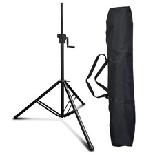AxcessAbles Heavy-Duty Crank-up DJ Stand with Carry Bag  175LB Load Capacity 