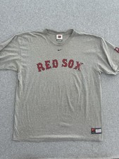 VTG Boston Red Sox 2004 Nike Team MLB T-Shirt Baseball Center Swoosh Men s XL