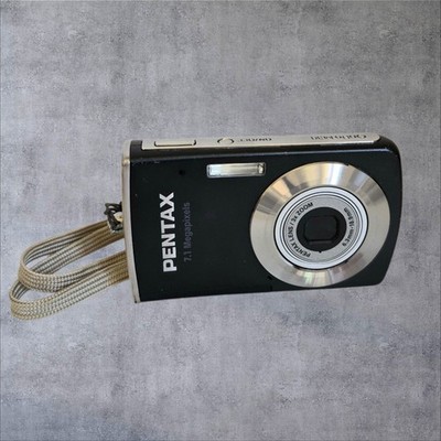 PENTAX Optio M30 - Digitalkamera Schwarz Silber Kamera / UNGEPRÜFT 