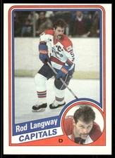 1984-85 Topps Rod Langway #147 Washington Capitals