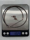 925 Sterling Silver Smoky Quartz Jewelry w/ Earrings, Necklace 10.26g — photo 5