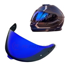 Tinted Visor Shield for Shoei Neotec 3 CNS-3C - Dark Blue Tint Pinlock Ready