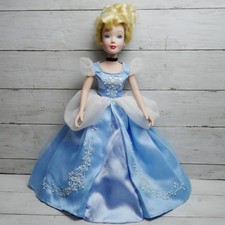 2002 Disney Princess CINDERELLA Brass Key Keepsakes Porcelain Doll 14"