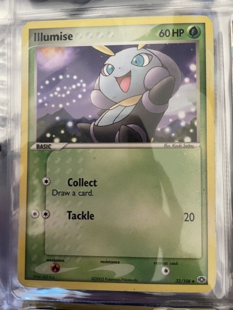 Pokemon Illumise 32/106 Uncommon Emerald 