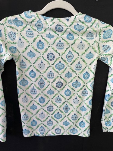 Mary Square Pajama Top Christmas SZ 8 - Picture 3 of 3