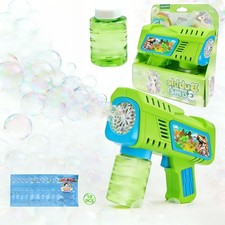 Bubble Gun for Kids with LED Lights  LeakProof Design Outdoor Toys for Boys ...