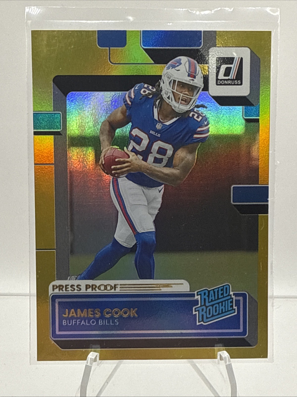 2022 Panini Donruss - Rated Rookie James Cook #315 Press Proof Premium (RC)