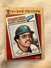 Reggie Jackson Turn Back The Clock Topps card #312 1987 issue