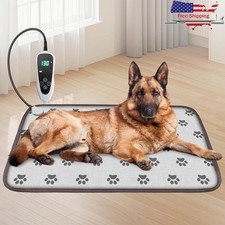 Large Dog Heating Pad Intelligent Thermostat Rapid Heating Waterproof Safe Use