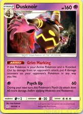 DUSKNOIR 85/236 HOLO RARE COSMIC ECLIPSE NM