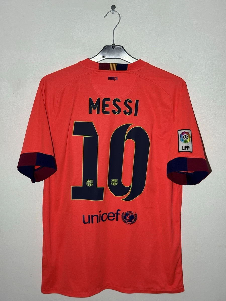 Maillot de football rétro domicile FC Barcelone N°10 MESSI