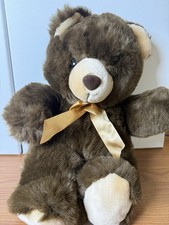 Vintage America Wego Brown Teddy Cuddle Bear Plush Vintage 13" Korea 6093