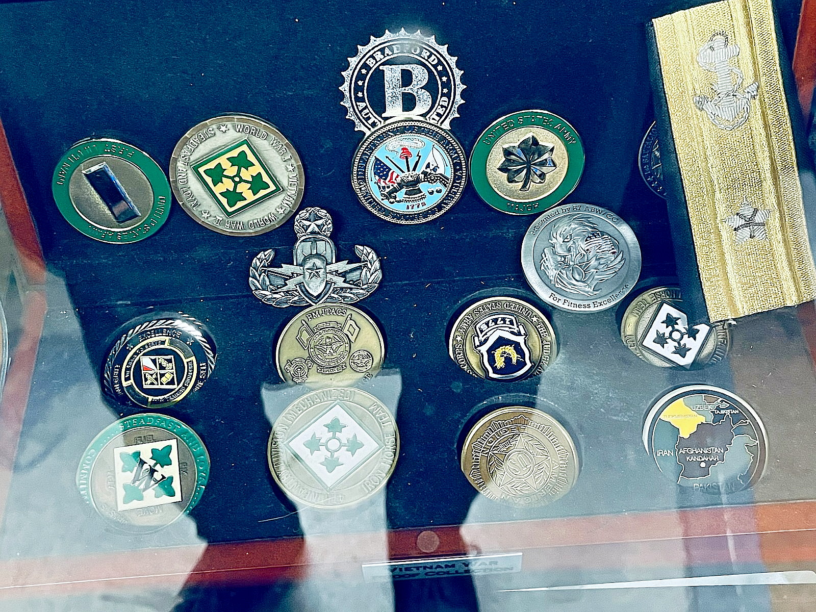 Military challenge coins, PAN APGHANISTAN, Special Forces, 4th Infantry Div.-image