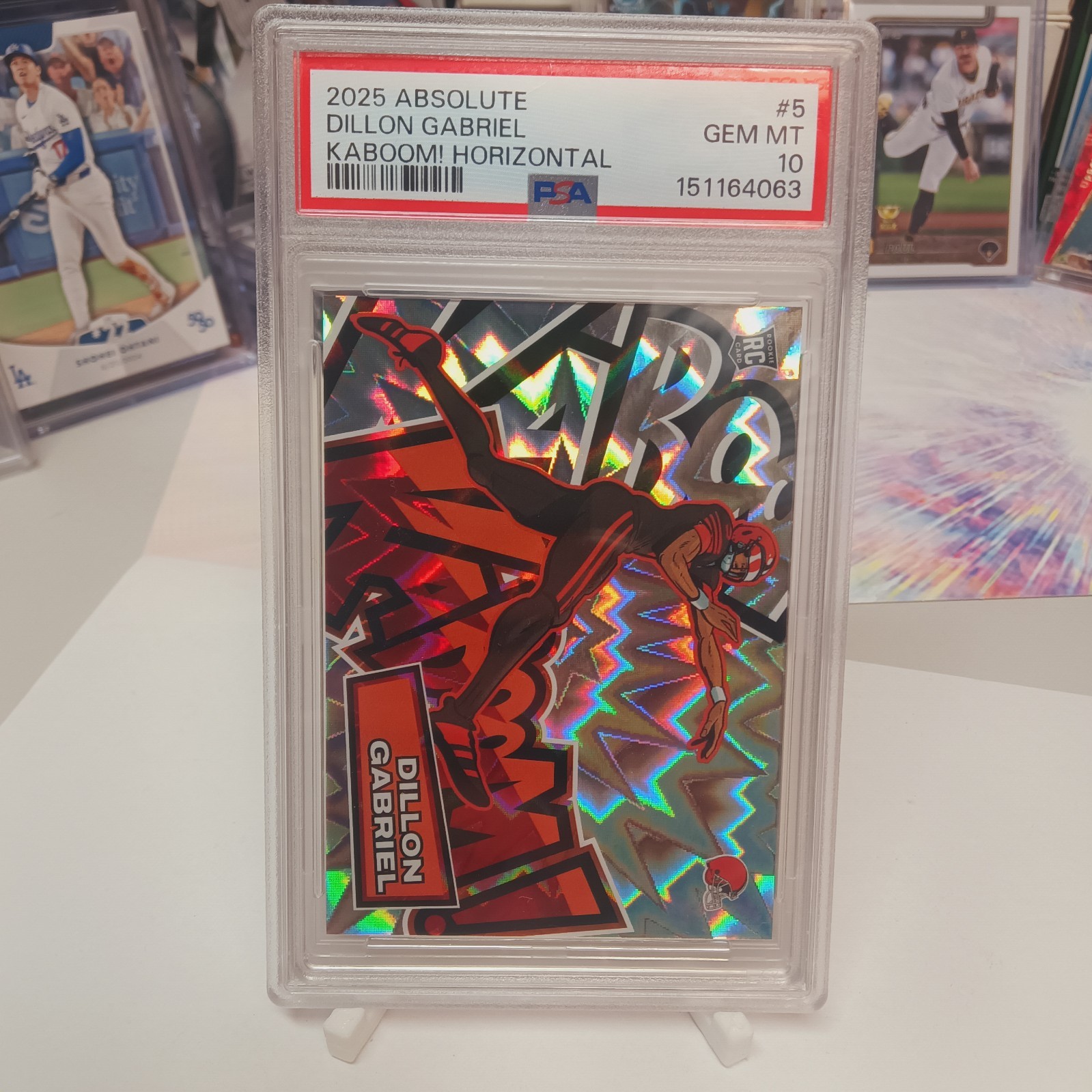 Dillon Gabriel Panini Absolute Kaboom! Horizontal #5 Base
