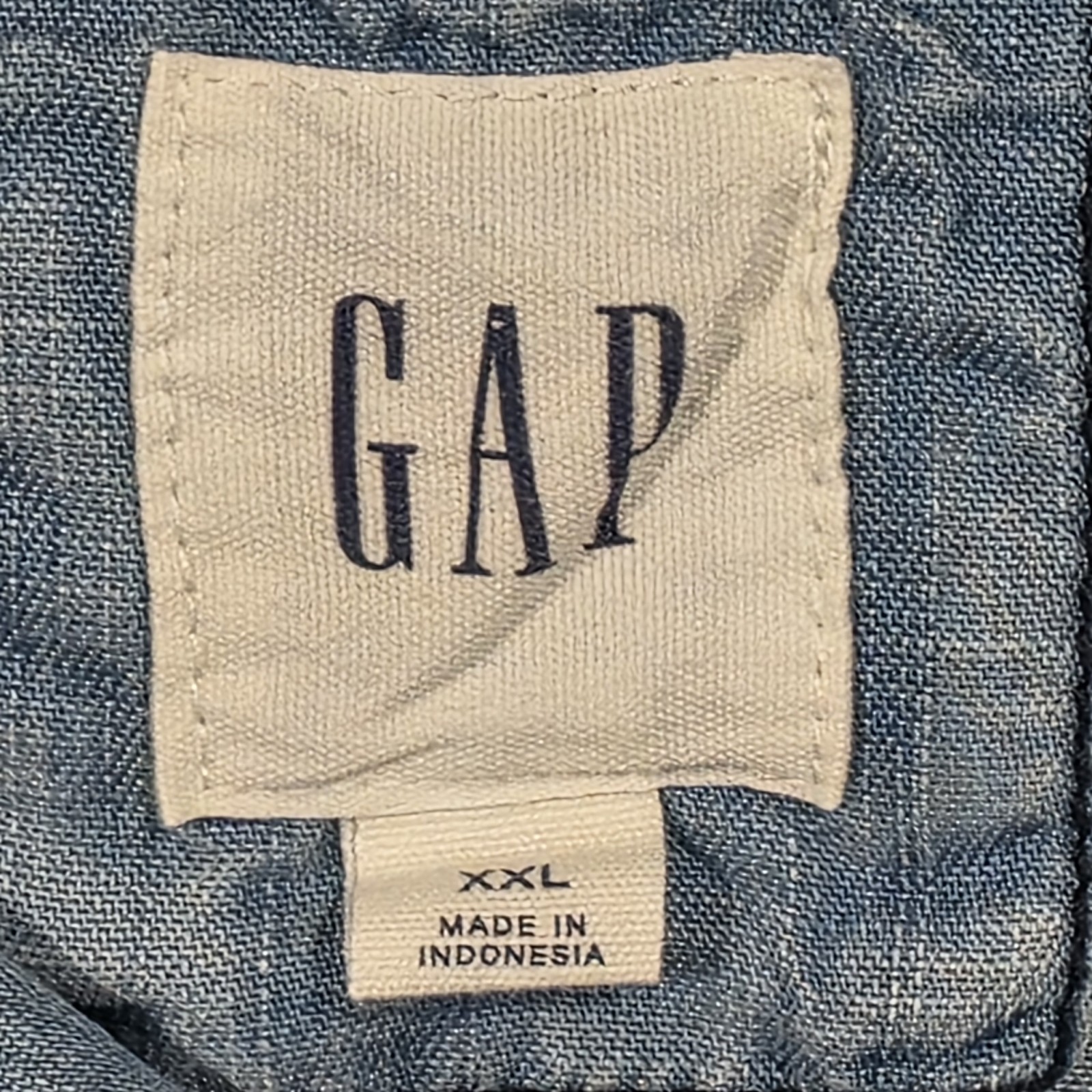 Gap Women's Button Front Collared Jacket Blue Poc… - image 6