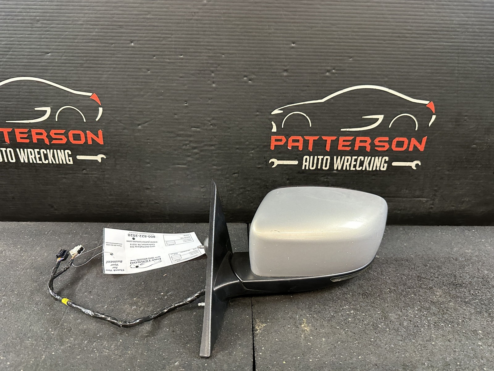 14-17 MASERATI GHIBLI POWER DRIVER LEFT LH SIDE VIEW MIRROR CHAMPAGNE 513A