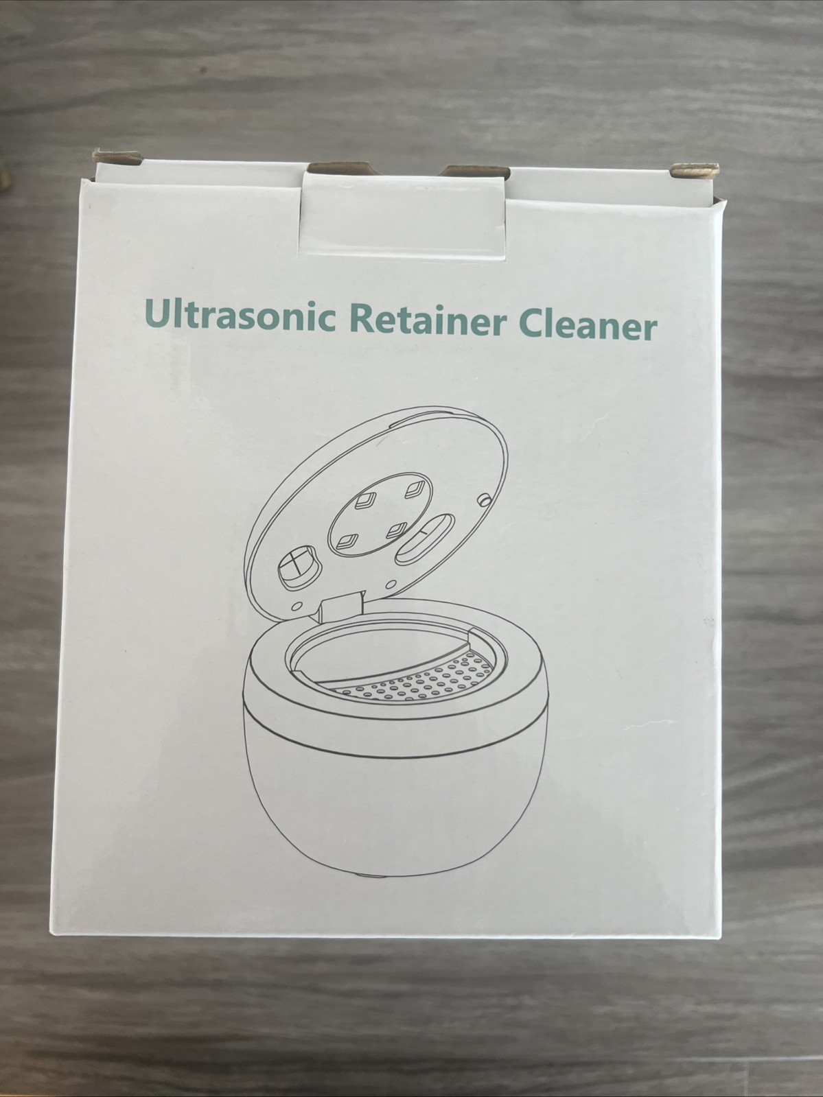 New 45kHz Ultrasonic Retainer Cleaner Machine 200ML Denture/Jewelry Cleaner