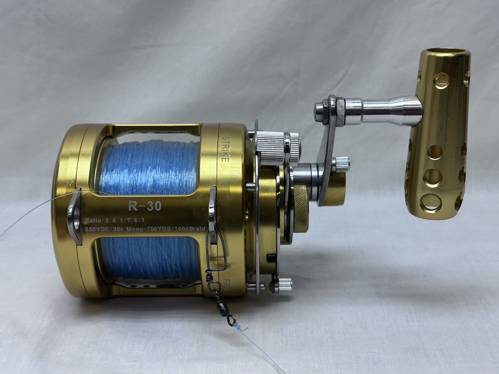 EatMyTackle R-30 Fishing Reel 30 Wide 2 Speed 50-80lb. Big G