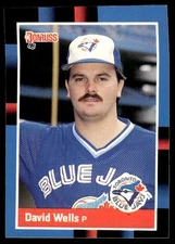 1988 Donruss David Wells Rookie #640