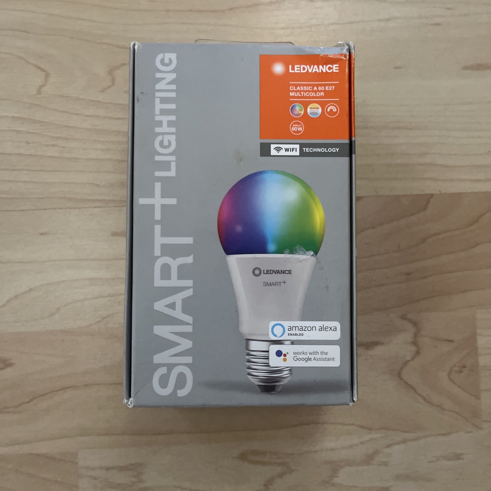 Ledvance SMART+ 9W RGB WiFi Classic A60 / 2700 - 6500K E27