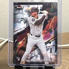 Jackson Merrill Rookie Card RC  2024 Topps Finest Baseball Base Padres #96