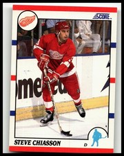 1990-91 Score American #214 Steve Chiasson Detroit Red Wings