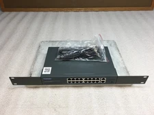 Yuanley YS20162G-P 18-Port Gigabit Ethernet Switch w/16-Port PoE & 2 Gb Uplink