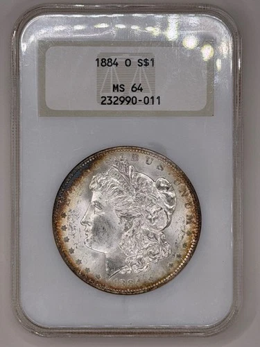 1884O Morgan dollar NGC MS64