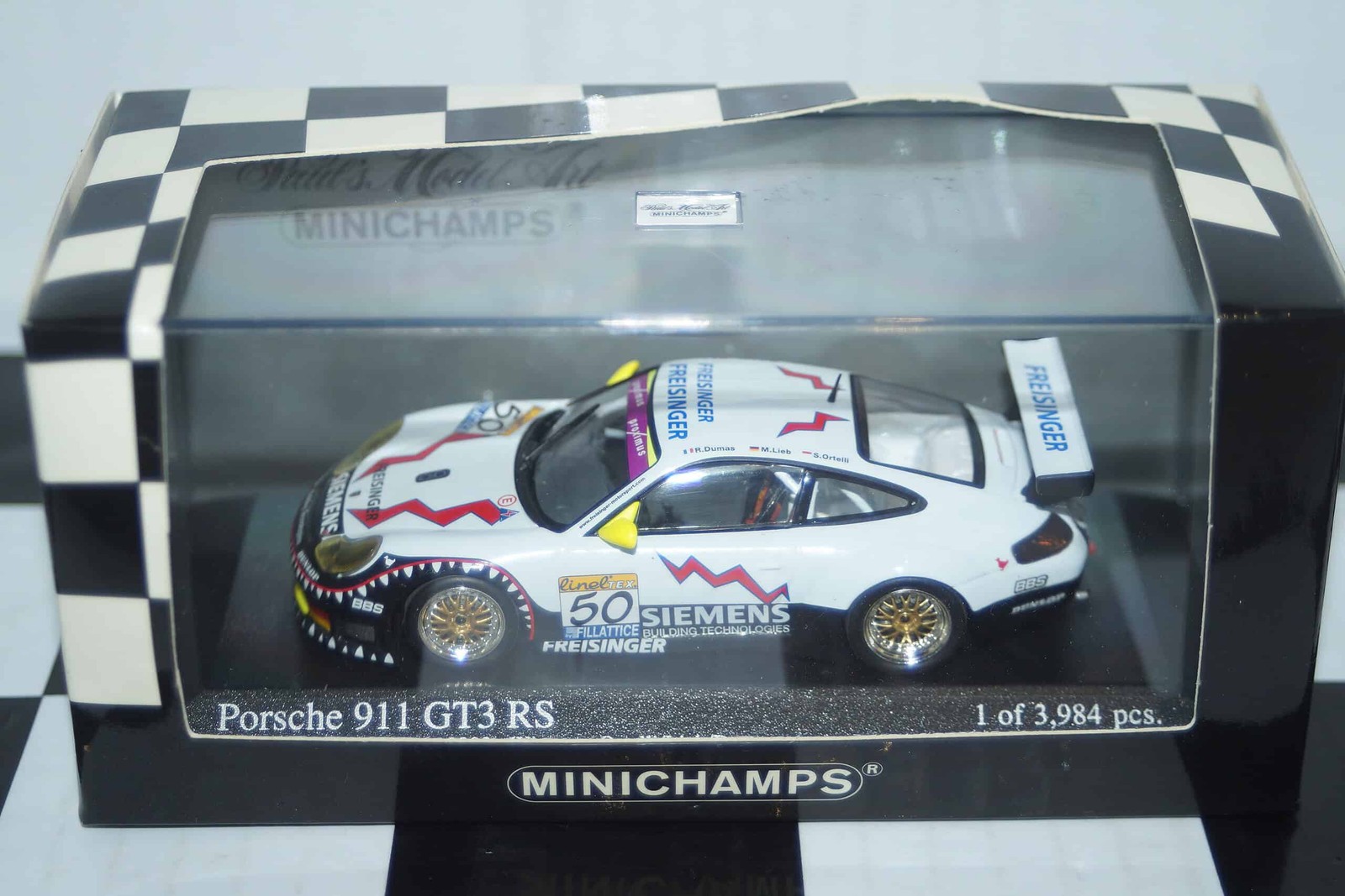 Minichamps Porsche 911 GT3 RS 24h Spa Winners 2003 #50 Ref 400 036950 1:43