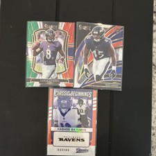 Panini Rookie Select Classics Football Lamar Jackson Rashod Bateman Ravens CB-RB