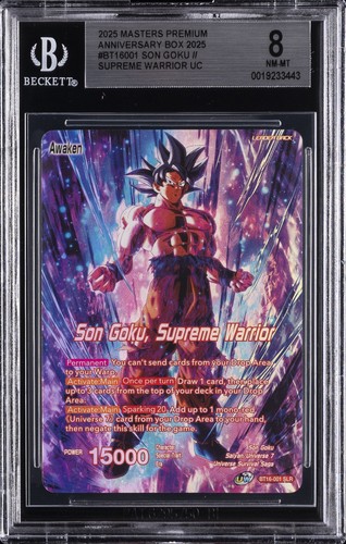 Son Goku // Son Goku, Supreme Warrior [Foil] BT16-001 Dragon Ball Super Premium Anniversary Box 2025 card