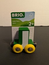 Brio Wooden Train Letter Green J Magnetic