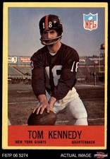 1967 Philadelphia #114 Tom Kennedy Giants-FB Bryant 5 - EX
