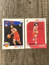 2019-20 Panini NBA Hoops # 204 Coby White Rookie Chicago Bulls Rc + Tribute