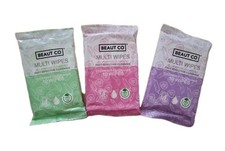 3 Pack ACTIVE FRAGRANCED HANDY WIPES 10's FOR HAND BODY FACE TRAVEL POCKET SIZE