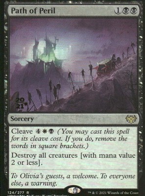 Path of Peril - PRERELEASE FOIL - Innistrad: Crimson Vow - 124 - MTG Magic