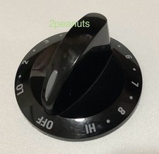 One black Kenmore burner control knob part  316442416 stove range