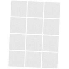 12Pcs Mosaic Grid Tile Mesh Mosaic Tiles Support Net for Back Mounted 12 x 12