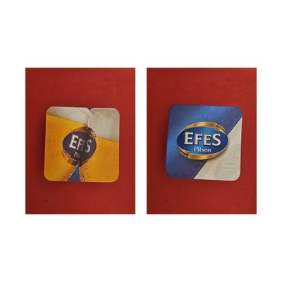 EFES Pilsen weiße Schrift Brauerei Bierdeckel Bier