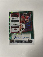 2023 Contenders - SEAN TUCKER - Opening Kickoff (Green Laser) - Rookie Ticket RC