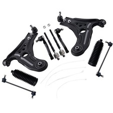 10x Front Lower Control Arms Tie Rods for 2004-2011 Chevy Aveo Pontiac G3 Wave